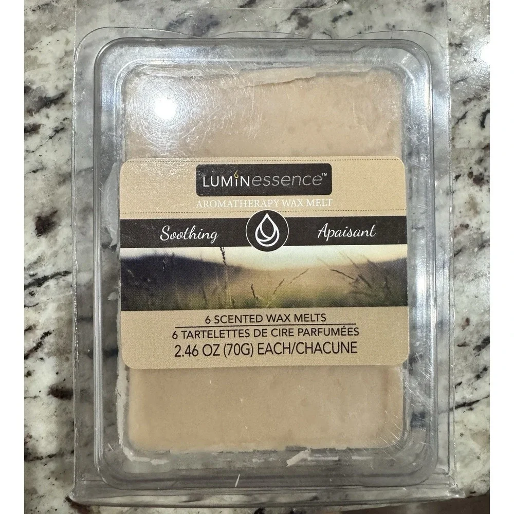 Luminessence Wax Melt Bundle Ceramic Warmer 4 Aromatherapy Scented Packs